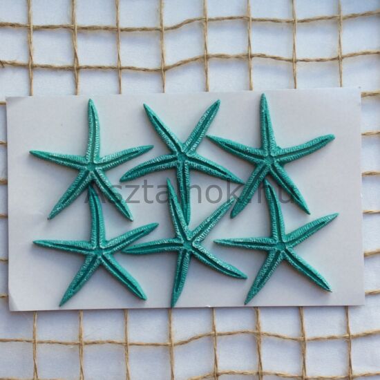 Tengeri csillag dekoráció készlet türkiz