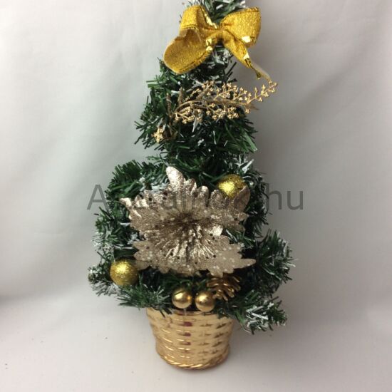 Arany dekor karácsonyfa 