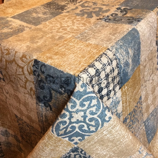 Antik mozaik mintás asztalterítő