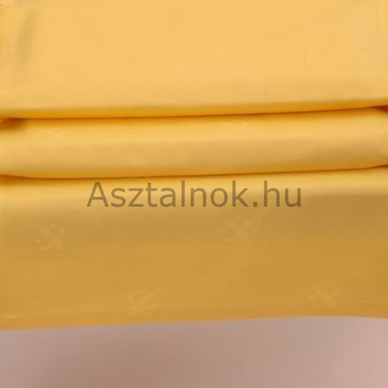 Sárga liliom damaszt asztalközép