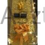 Kép 2/2 - Angyalhaj organza asztali futó arany