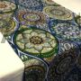 Kép 1/2 - Mandala asztali futó kék-zöld