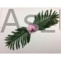 Kép 2/2 - Orchidea dekorációs virágfej rózsaszín