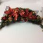Kép 1/2 - Mikulásvirág karácsonyi asztaldísz piros